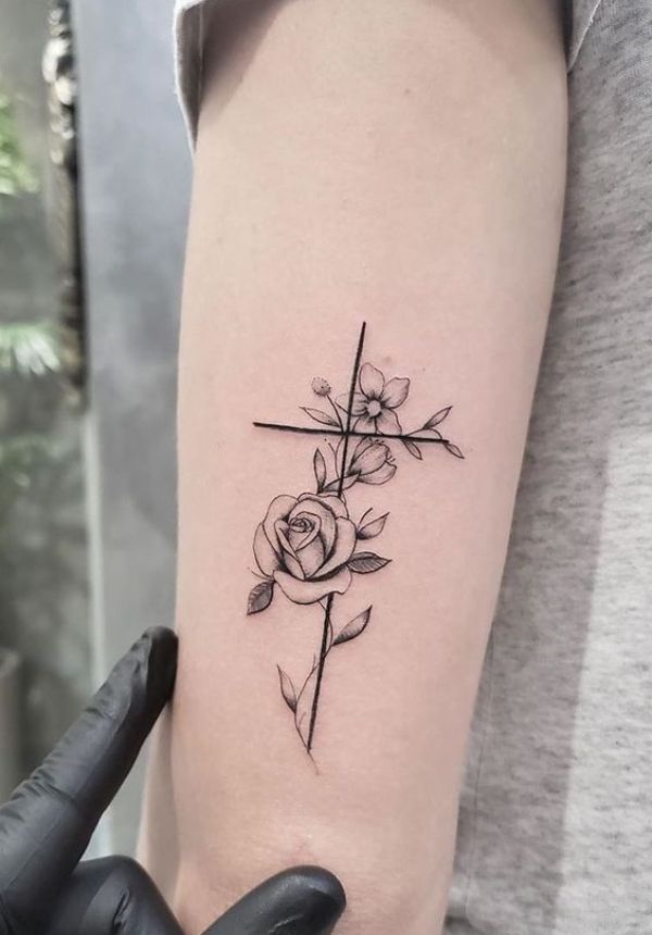 Flores com a cruz