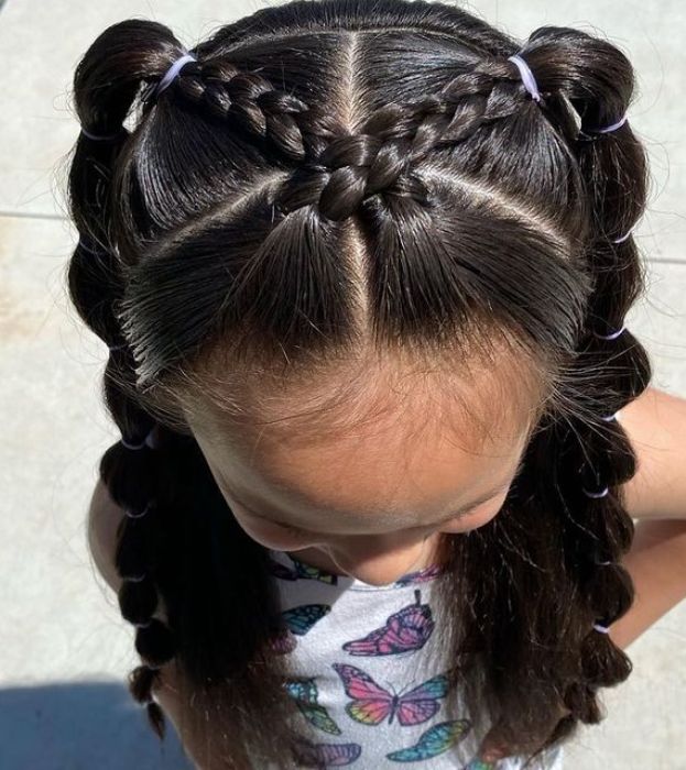 8 - Penteado para crianças