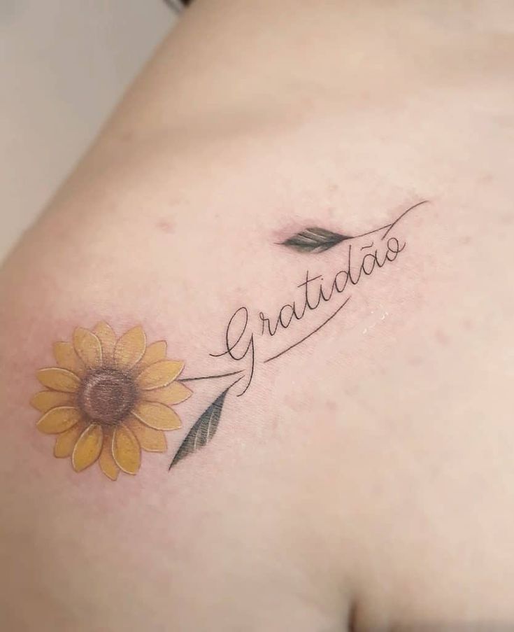 Imagem Tatuagem Girassol 10