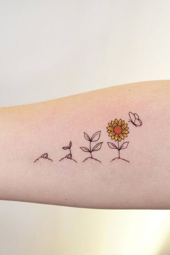 Imagem Tatuagens Girassol 2