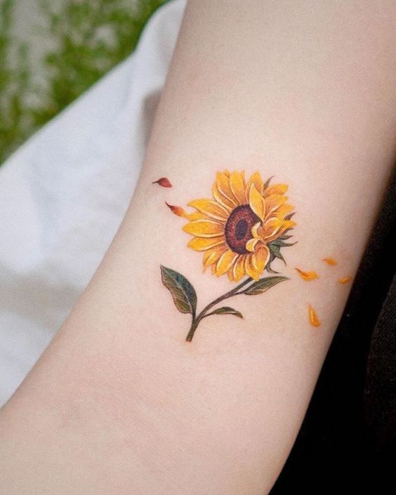 Imagem Tatuagem Girassol 3