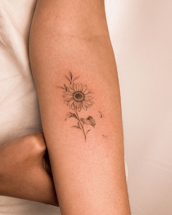 Imagem Tatuagem Girassol 7
