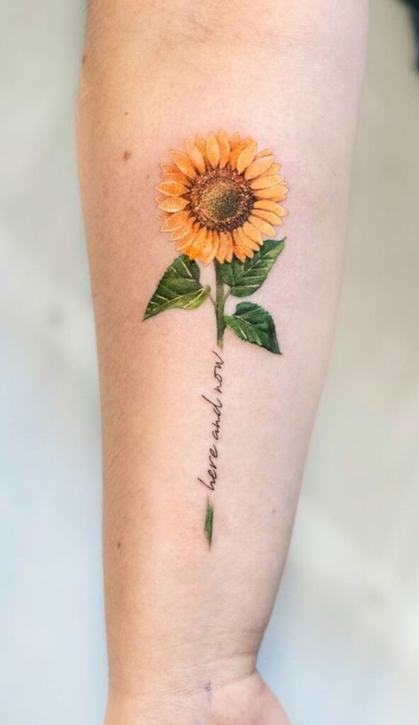 Imagem Tatuagem Girassol 8