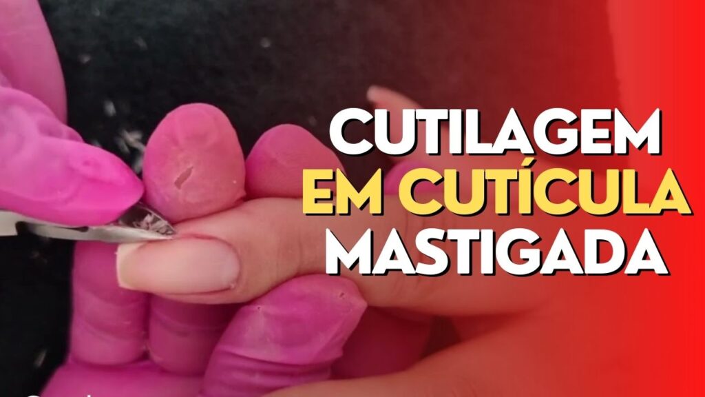 como fazer Cutilagem em Cutícula Mastigada