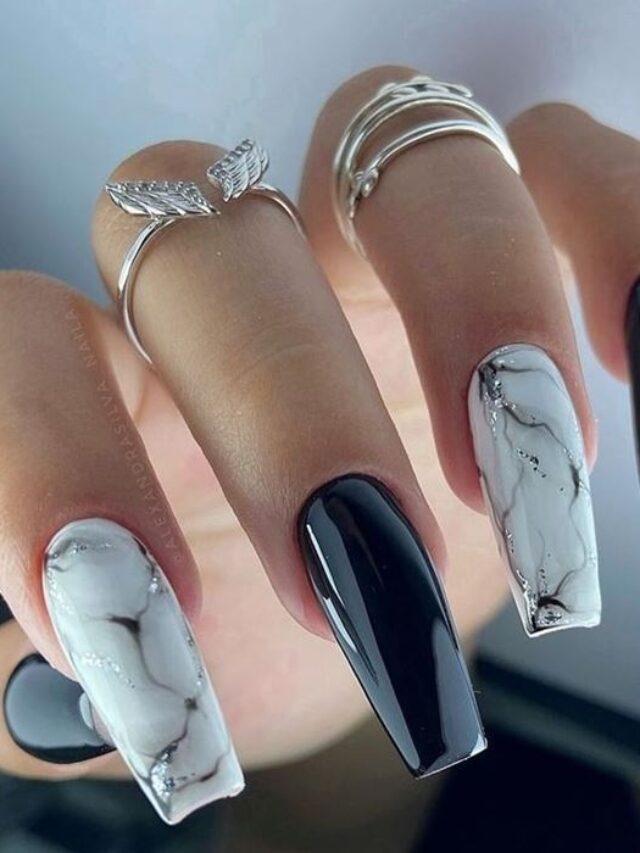 Unhas Decoradas Pretas