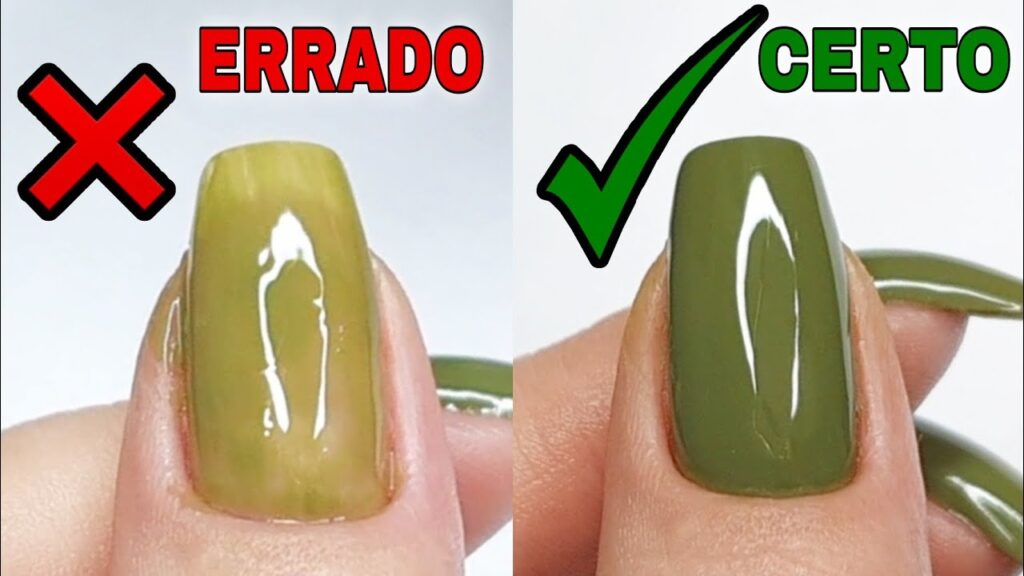 esmaltar as unhas