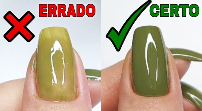 esmaltar as unhas